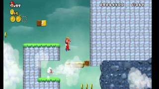 New Super Mario Bros Wii World 75 All Star Coins HD [upl. by Hannala]