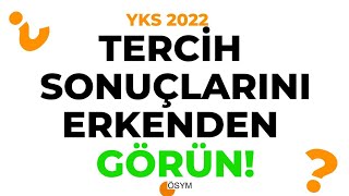 YKS Tercih Sonucunuzu Açıklayan Uygulama Yks Tercih Sonuçları İluno Tercih Simülasyonu Tercih 2022 [upl. by Ecneralc]