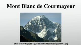 Mont Blanc de Courmayeur [upl. by Ilyse]