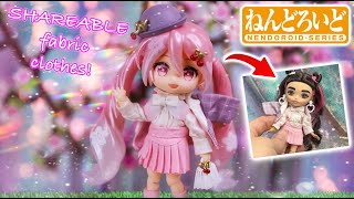 Nendoroid Makes DOLLS Sakura Miku Hanami Outfit Version REVIEW [upl. by Anam795]