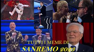 I MOMENTI più EPICI e TRASH a SANREMO 2023 [upl. by Ecinaj]