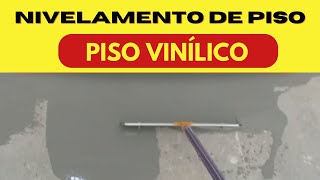 COMO FIZ O NIVELAMENTO DE PISO PARA VINÍLICO  NIVELA RÁPIDO QUARTZOLIT [upl. by Eeralih]