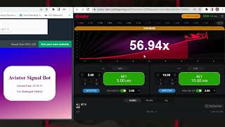 How To Win With Aviator Game Aviator Signal Bot Martingale System [upl. by Grania]