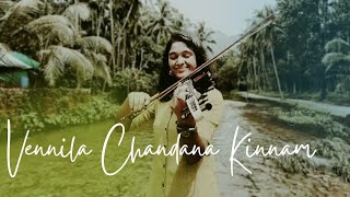 Vennila Chandana Kinnam  Violin Cover By Sandra Shibu [upl. by Eimaraj]