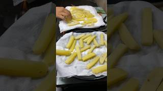 বাড়িতেই French Fries🍟 বানানোর প্রচেষ্টা 🥲shorts food recipe homemade viralvideo [upl. by Yregram]