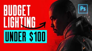 Budget Lighting for STUNNING Movie Posters  Photoshop Tutorial [upl. by Iturhs953]