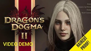 🏅DRAGONS DOGMA 2 FEMALE CHARACTER CREATION ⚠DEMO⚠ [upl. by Shuler]