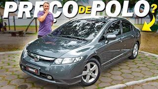 UM SEDAN de PATRÃO MAIS BARATO que o JETTA e COROLLA😱 Honda New Civic [upl. by Hauger]