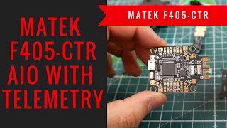 Matek F405CTR has telemetry Pads [upl. by Yenoh]