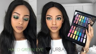 Halo Green Eye  Urban Decay Full Spectrum  MIHLALI N [upl. by Inoek538]