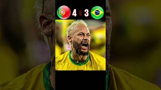 Not A Good Day for Neymar😱😭🥶 Portugal 🆚️ Brazil Imaginary Penalty Shootout youtube shorts [upl. by Boyes]