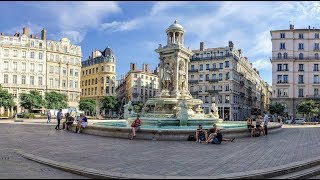 Places to see in  Lyon  France  Place des Jacobins [upl. by Remus137]