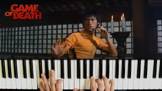 Bruce Lees Game Of Death Easy Piano Cover [upl. by Ilwain]