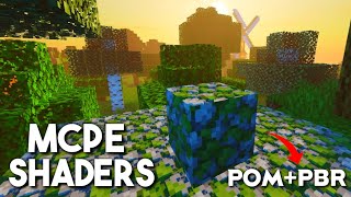 SHADERS POMPBR PARA MCPE 118 e 117  ULTRA REALISTA MINECRAFT PE GRAPHICS [upl. by Welton]