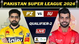 ISLAMABAD UNITEDS vs PESHAWAR ZALMI PSL 9 ELIMINATOR MATCH LIVE  PZ vs IU LIVE COMMENTARY  PZ 4 ov [upl. by Nagah]