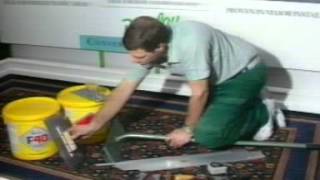 Carpet underlay durafit Interfloor  DOUBLE STICK INSTALLATION [upl. by Elleirbag]