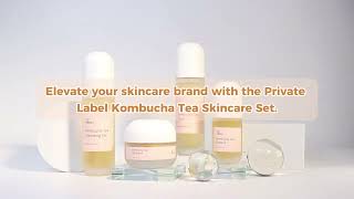 Private Label Kombucha Tea Skin Care Set  Xiran Cosmetics Manufacturer [upl. by Deibel]