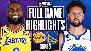 7 LAKERS at 6 WARRIORS  FULL GAME 2 HIGHLIGHTS  May 4 2023 [upl. by Ravahs795]