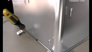 Pyramis Undermount Sink Installation Video [upl. by Ennaeilsel]