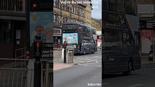 Keighley Buses in the morning on the ￼ High Street 2422 1722 and 1843 ￼ [upl. by Jehoash]