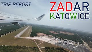 Wracam z Chorwacji  Zadar ZAD  Katowice KTW  Ryanair  Trip report [upl. by Akers572]