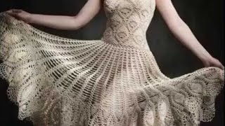 COMO HACER VESTIDOS A CROCHET [upl. by Nathalie910]