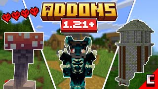 Top 10 MEJORES ADDONS para Minecraft BEDROCK 121 [upl. by Hasen]