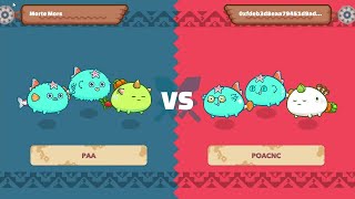 31  Axie Infinity Battle  Plant Double Aqua vs Plant Double Aqua [upl. by Tonkin]