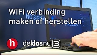 Wifi verbinding maken of herstellen [upl. by Nollad]