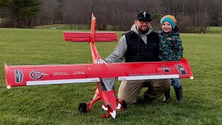 EFlite Draco 20m RC plane build amp maiden flight [upl. by Dincolo265]