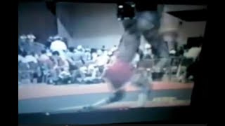 Rampage Jackson powerbombs a HS wrestling opponent [upl. by Chevalier]