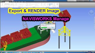 How to Export amp Render Image in Navisworks Manage  Software training [upl. by Ellener]