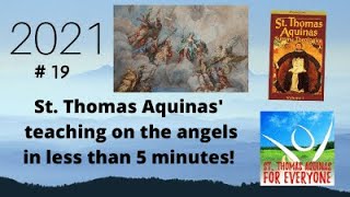 St Thomas Aquinas teaching on the angels in the Summa Theologica in about five minutes [upl. by Fitzgerald752]