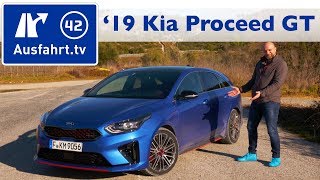 2019 KIA ProCeed 16TGDI GT  Kaufberatung Test deutsch Review Fahrbericht  Ausfahrttv [upl. by Neukam666]