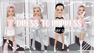 ROBLOX DRESS TO IMPRESS OUTFIT  HAIR COMBOS IDEAS  ETERNXITY [upl. by Anastase]