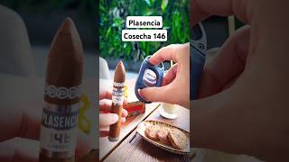 🌤️💨Toasting a PLASENCIA Cosecha 1️⃣4️⃣6️⃣👌cigar cigars cigarlife asmr shorts lighter [upl. by Kram]