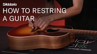 How to Restring A Guitar StepbyStep Guide [upl. by Arannahs]