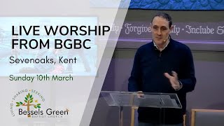 10th March live streamed worship from Bessels Green Baptist Church Sevenoaks Kent [upl. by Otineb275]