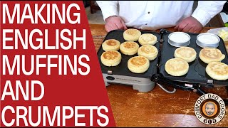 How to Make English Crumpets amp English Muffins [upl. by Htezzil]