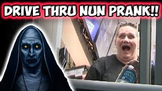 DRIVE THRU NUN PRANK [upl. by Ahsinrat]