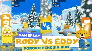 Rody vs Eddy  Pororo Penguin Run  Kids Animation  Pororo the little Penguin [upl. by Derwood130]