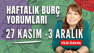 Filiz Özkol ile haftalık burç yorumları  27  3 Aralık [upl. by Siramad]