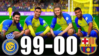 FIFA 23  RONALDO MESSI MBAPPE NEYMAR ALLSTARS  ALNASSR 990 BARCELONA  PS5 4K 60FPS [upl. by Vonnie]