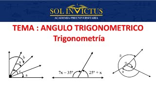 ANGULO TRIGONOMETRICO  PRE BASICO Teoria y Ejercicios [upl. by Naloj797]