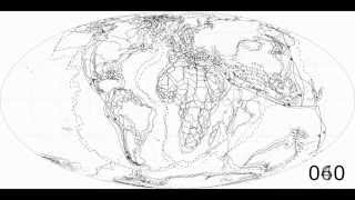 Plate Tectonic FlipBook by CR Scotese [upl. by Ellehsram]