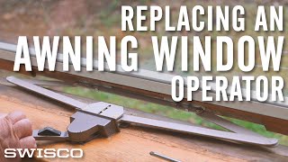 How to replace an awning window operator [upl. by Notlew]