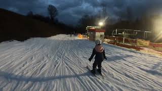 Zieleniec ski arena  Nocna jazda  Zieleniec [upl. by Nilrem]