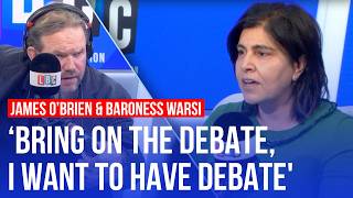 ‘Its the quickest way to dehumanise people’ Baroness Warsi on being Muslim in the UK  LBC [upl. by Atnoed]