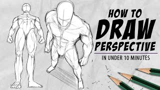 How to draw Perspective  Beginner Tutorial  DrawlikeaSir [upl. by Mun]