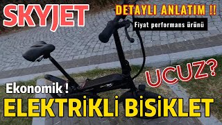 MARKETLERDE SATIŞI OLAN  YER KAPLAMAYAN  SKYJET ELEKTRİKLİ BİSİKLET [upl. by Koh626]